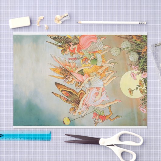 Prachtige  feiries Fairy Fantasy Magical Tissuepapier (Craft)