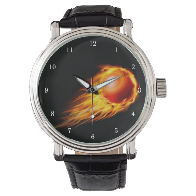 Prachtige Fire Ball polshorloge Horloge (Voorkant)