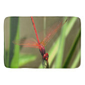 Prachtige firecracker Dragonfly Acrylverf Badmat (Voorkant)
