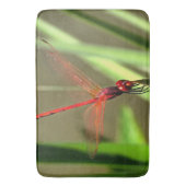 Prachtige firecracker Dragonfly Acrylverf Badmat (Voorkant Verticaal)