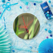 Prachtige firecracker Dragonfly Acrylverf Papieren Bordje (Feest)
