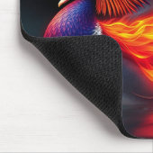 Prachtige Flame-boyant Firebird Hot Mandarin Duck Muismat (Hoek)