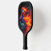 Prachtige Flame-boyant Firebird Hot Mandarin Duck Pickleball Paddle (Links)