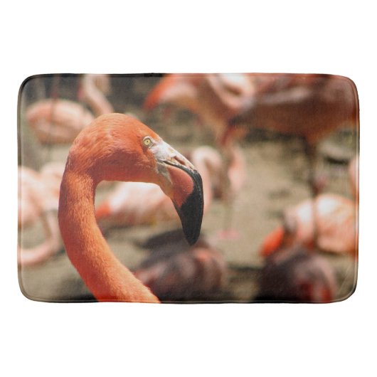 Prachtige Flamingo Bath Mat! Badmat (Voorkant)