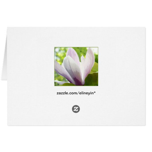 prachtige floral Dank je wel. (Achterkant Horizontaal)