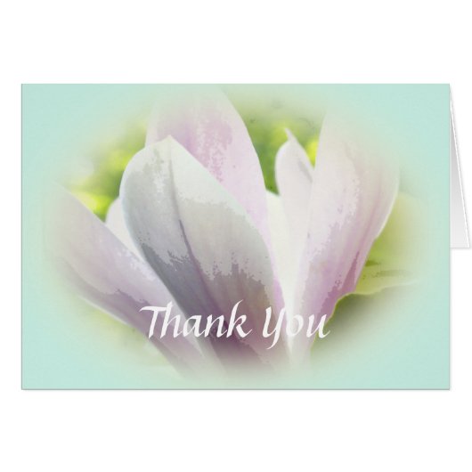 prachtige floral Dank je wel. (Voorkant Horizontaal)