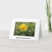 prachtige floral Dank je wel. Bedankkaart (Achterkant)