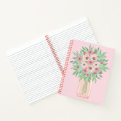 Prachtige floral mason jar notitieboek (Binnen)