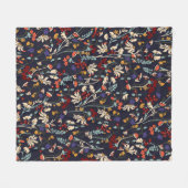 Prachtige  Floral-patronen in de vele soorten Fleece Deken (Voorkant (Horizontaal))