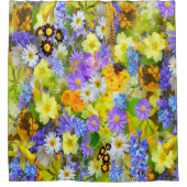 Prachtige Floral Shower Curtain Douchegordijn (Voorkant)