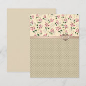 Prachtige florale naadloos patroon vergeet-me-not kaart (Voorkant / Achterkant)