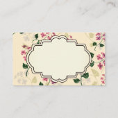 Prachtige florale naadloos patroon vergeet-me-not  visitekaartje (Achterkant)