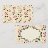 Prachtige florale naadloos patroon vergeet-me-not  visitekaartje (Voorkant / Achterkant)