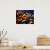 Prachtige Florence Italy Sunset Scene Poster (Keuken)