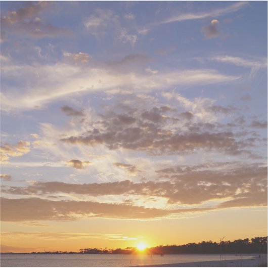 Prachtige Florida Sky Sticker (Voorkant)