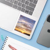 Prachtige Florida Sky Sticker (Laptop met iPhone)