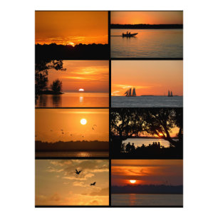 prachtige Florida zonsondergangen Foto Afdruk