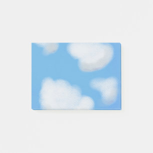 Prachtige Fluffy White Cloud Post-it Notes