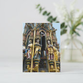 Prachtige fontein in Neurenberg Briefkaart (Staand voorkant)