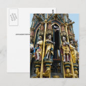 Prachtige fontein in Neurenberg Briefkaart (Voorkant / Achterkant)