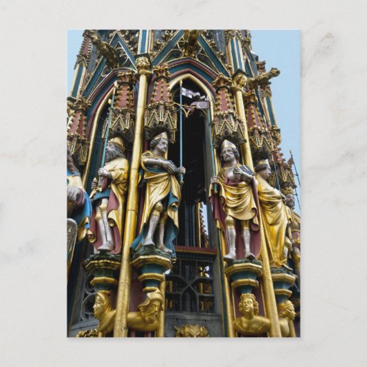 Prachtige fontein in Neurenberg Briefkaart (Voorkant)