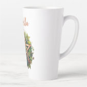 Prachtige Forest Pagan Pentagram Latte Mok (Rechts)