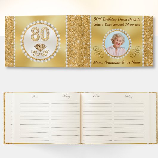 Prachtige foto, 80e verjaardag Gastenboek