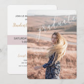 Prachtige foto-Afstuderen Kaart (Voorkant / Achterkant)