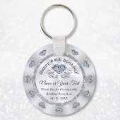 Prachtige foto gepersonaliseerd, Diamond Party Fav Sleutelhanger