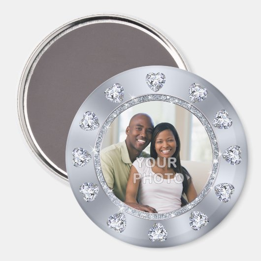 Prachtige foto nog niet, goedkope bruiloft party g magneet (Voorkant / Achterkant)