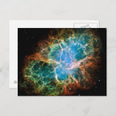 Prachtige foto van de Crab Nebula Briefkaart (Voorkant / Achterkant)