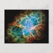 Prachtige foto van de Crab Nebula Briefkaart (Voorkant)