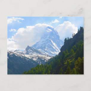 Prachtige foto van de Matterhorn Briefkaart