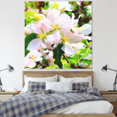 Prachtige foto van Malus asiatica Canvas Afdruk (Insitu (Slaapkamer))
