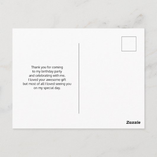 Prachtige foto van Turquoise Zee Tropisch Hartelij Briefkaart (Achterkant)