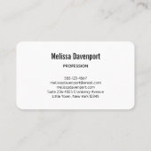 Prachtige foto van Turquoise Zee Visitekaartje (Achterkant)