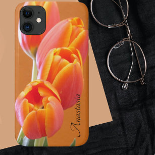 Prachtige foto van Vibrant Oranje Tulip Case-Mate iPhone Case