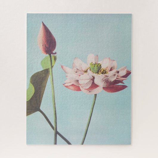 Prachtige fotomechanische prints van Lotus Flowers Legpuzzel (Verticaal)