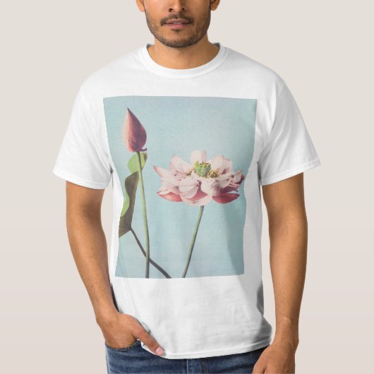 Prachtige fotomechanische prints van Lotus Flowers T-shirt (Voorkant)