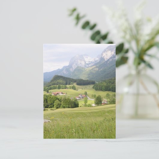 Prachtige foto's in de Zwitserse Alpen Briefkaart (Staand voorkant)