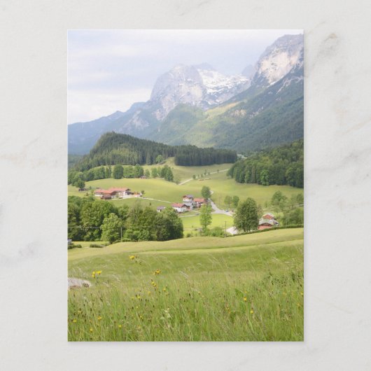 Prachtige foto's in de Zwitserse Alpen Briefkaart (Voorkant)