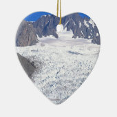 Prachtige Fox Glacier Nieuw-Zeeland Keramisch Ornament (Rechts)