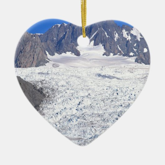 Prachtige Fox Glacier Nieuw-Zeeland Keramisch Ornament (Voorkant)