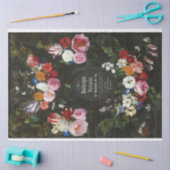 Prachtige  Franse Florals-ontslagpapier Tissuepapier (Craft)
