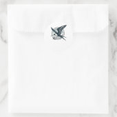 Prachtige Frigatebird 3 Sticker (Tas)