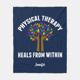 Prachtige fysische therapie Inspirerend Quote PT Fleece Deken