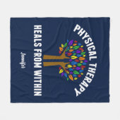 Prachtige fysische therapie Inspirerend Quote PT Fleece Deken (Voorkant (Horizontaal))