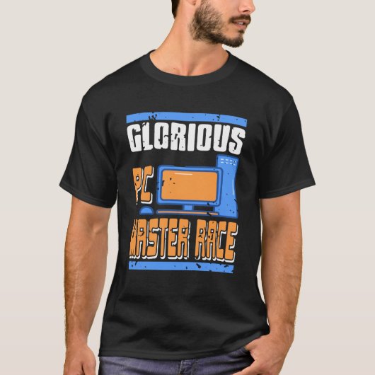 Prachtige Gaming Setup Gamer Computer Enthousiast T-shirt (Voorkant)