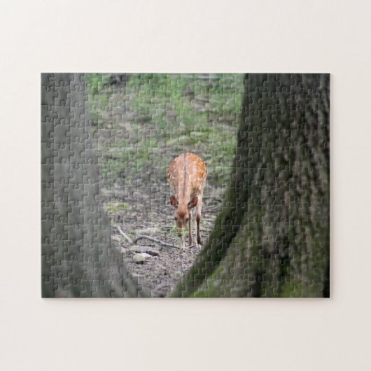 Prachtige Gazelle in het bos Legpuzzel (Horizontaal)