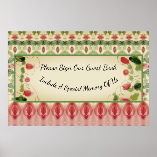 Prachtige gebarenteerde ontwerper poster (Voorkant)